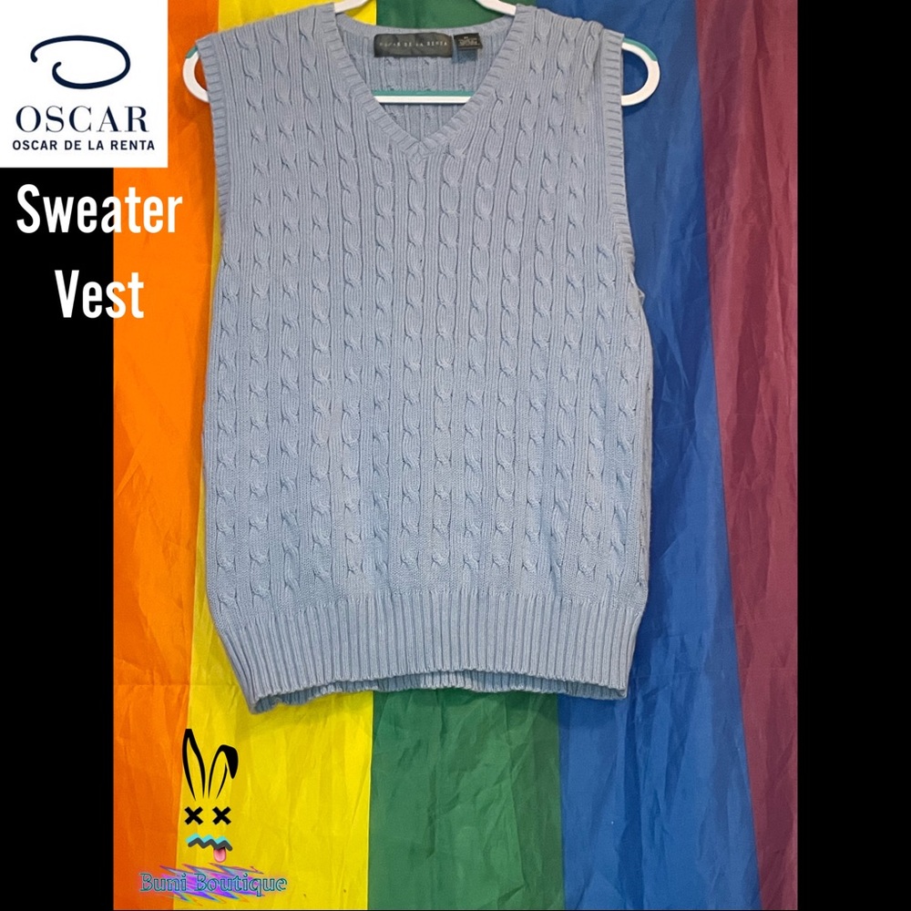 ❌SOLD ON VINTED❌Oscar De La Renta Sweater Vest